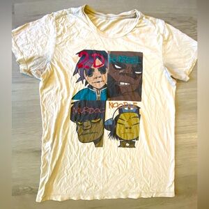 Vintage The Gorillaz Band T-Shirt Mens Small Original Poster Art 2001 Tee Band.
